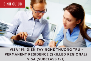ĐỊNH CƯ ÚC: THÔNG TIN MỚI NHẤT - VISA 191 ÚC (ÁP DỤNG 16/11/2021)