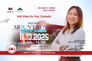 HỘI THẢO DU HỌC CANADA - ĐẠI HỌC MOUNT ROYAL