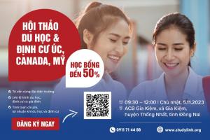 HỘI THẢO TƯ VẤN DU HỌC, ĐỊNH CƯ ÚC, CANADA, LỘ TRÌNH VISA ĐẢM BẢO 98%