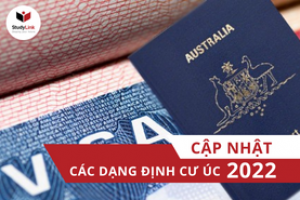 CẬP NHẬT CÁC LOẠI VISA ÚC DÀNH CHO DU HỌC ĐỊNH CƯ 2022